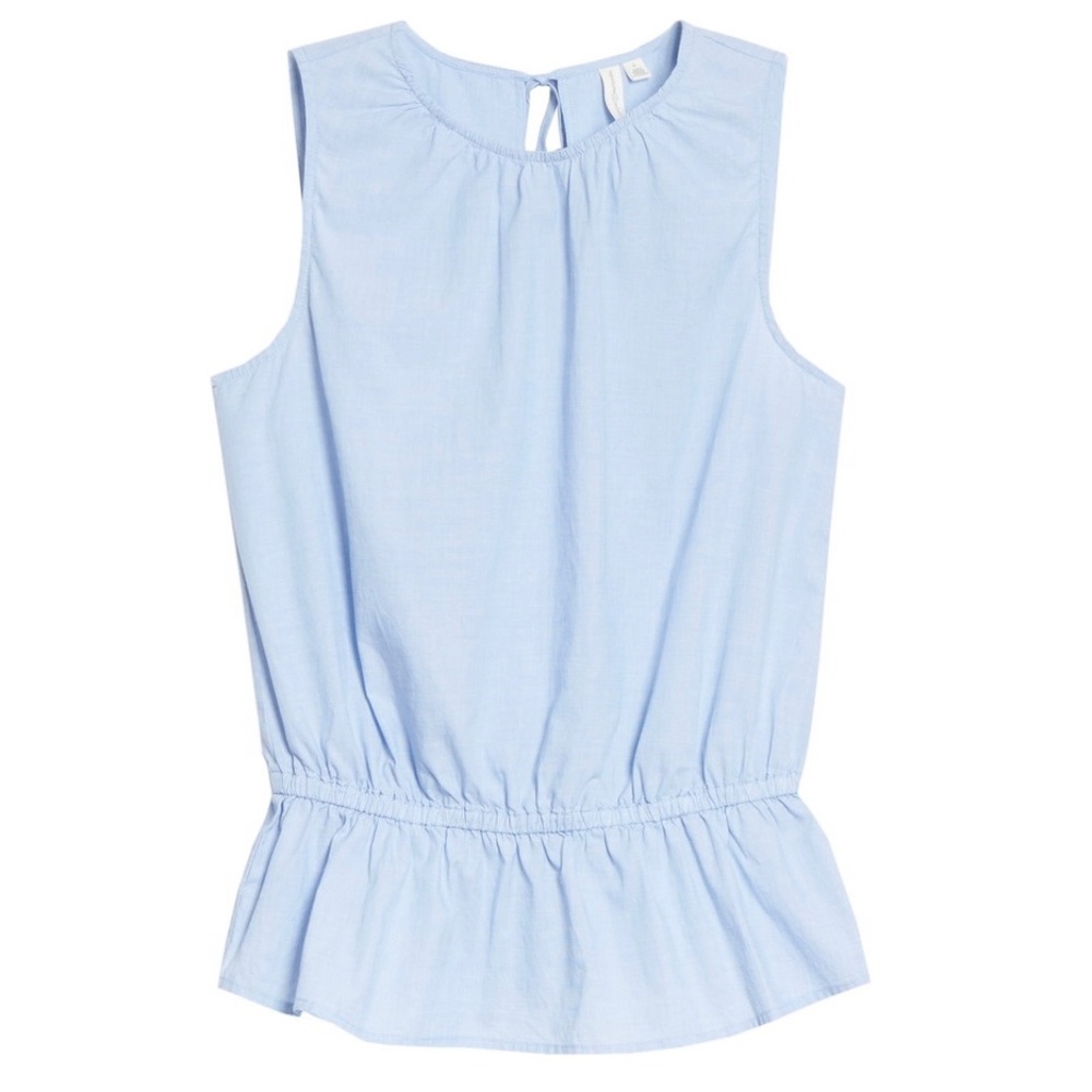 Treasure & Bond Sleeveless Peplum Top